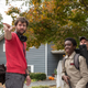 Matt Duffer, Ross Duffer, and Stranger Things star Caleb McLaughlin